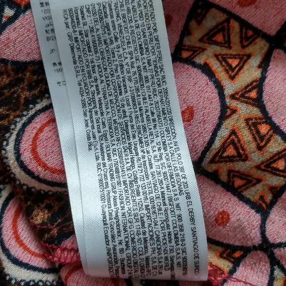 Desigual off shoulder boho peasant blouse top M - Picture 11 of 11